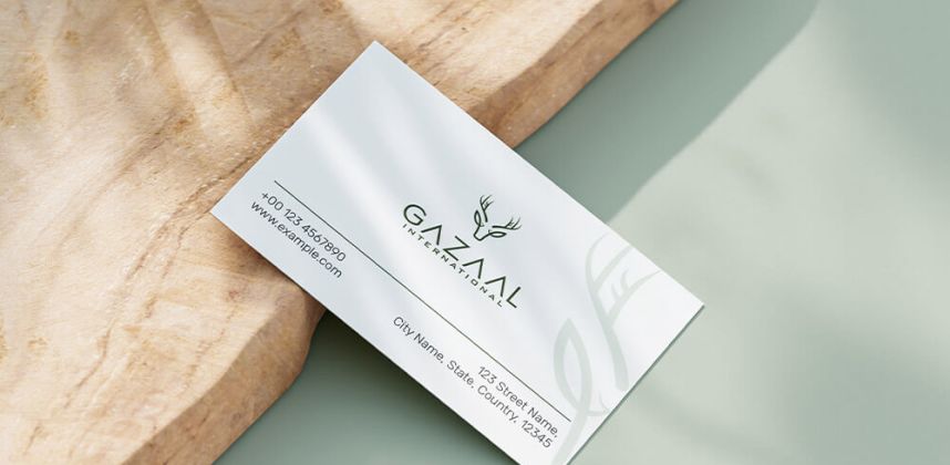 Gazaal Company Business Card (Demo)